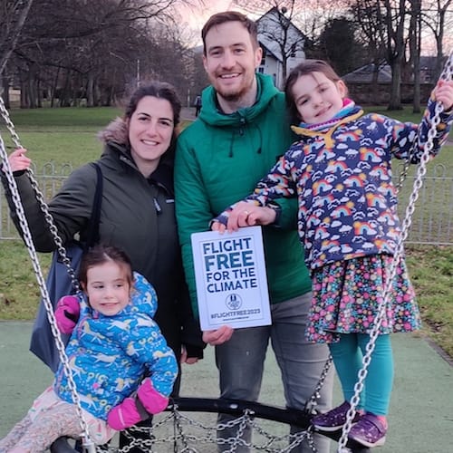 Photograph of Sandy and family, Edinburgh